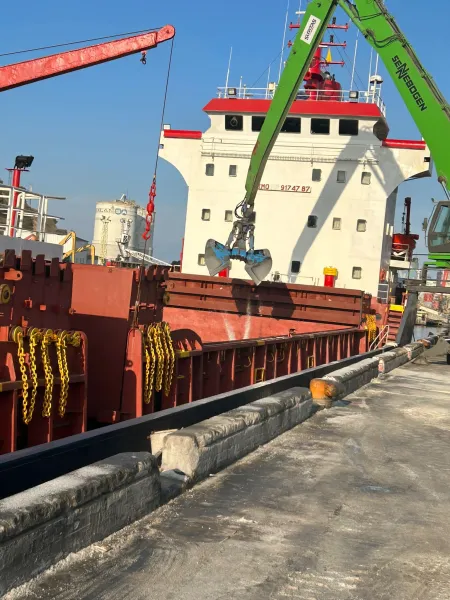 M/V Sahin-3 — 3,300 mts raw salt — Aliaga, Turkey → Izmail, Ukraine — December 2023