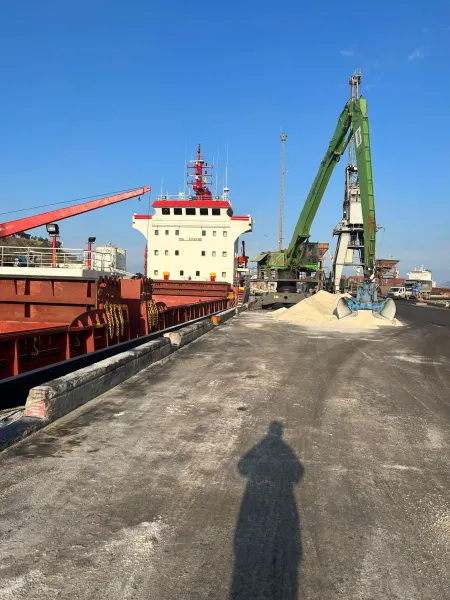 M/V Sahin-3 — 3,300 mts raw salt — Aliaga, Turkey → Izmail, Ukraine — December 2023