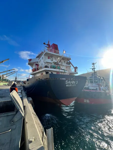 M/V Sahin-3 — 3,300 mts raw salt — Aliaga, Turkey → Izmail, Ukraine — December 2023