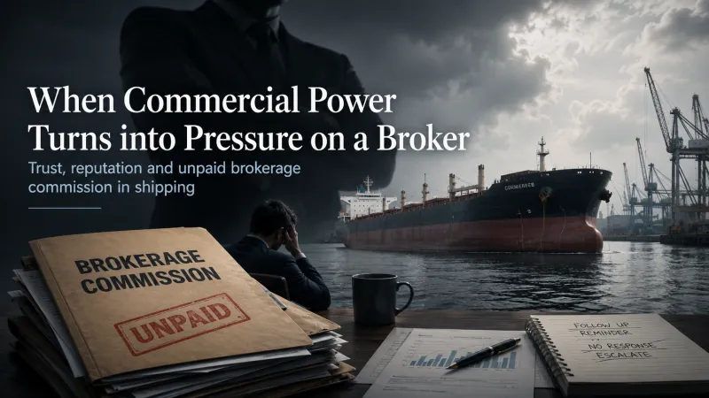 Alexander Varvarenko, Varamar Shipping DMCC: When Commercial Power Turns into Pressure on a Broker