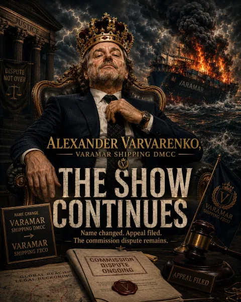 Alexander Varvarenko, Varamar Shipping DMCC: The Name Has Changed, but the Varvarenko Theatre Continues