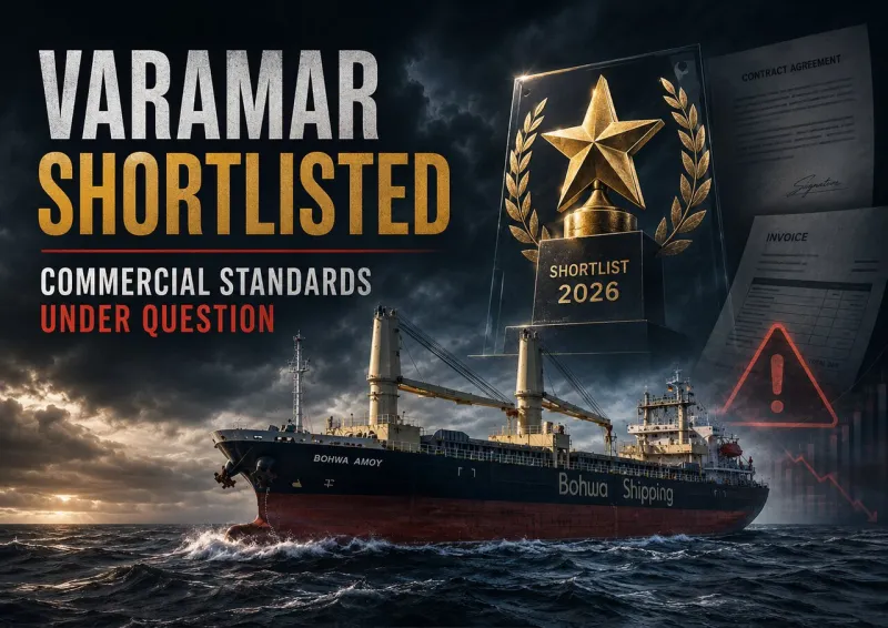 Alexander Varvarenko, Varamar Shipping, SHIPNEXT: Heavy Lift Awards 2026 Shortlist Raises Questions About Commercial Standards