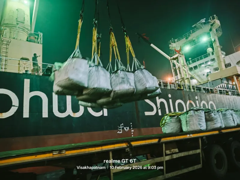 M/V Bohwa Amoy — 2,750 mts of bagged silicomanganese