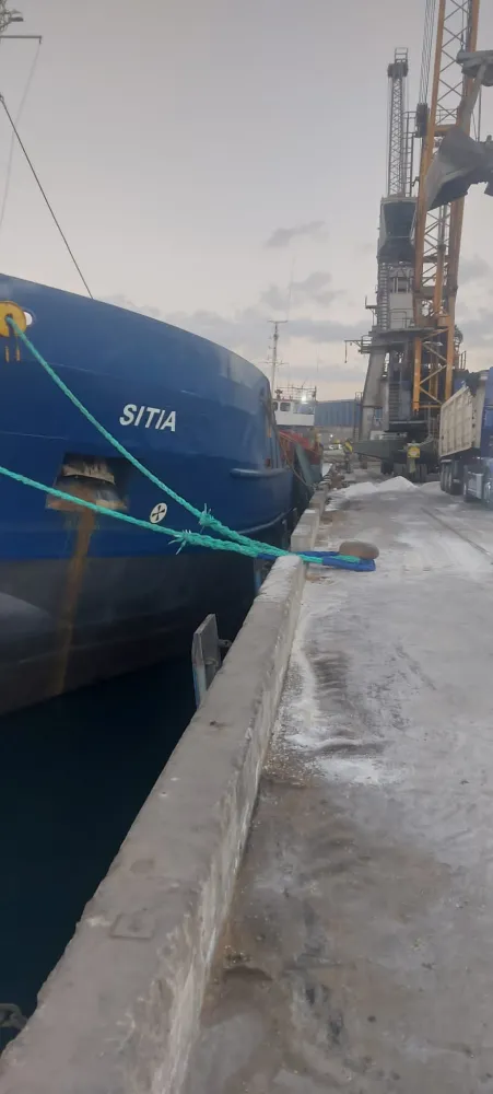 M/V Sitia — 3,000 mts raw salt — Aliaga, Turkey → Izmail, Ukraine — November 2023