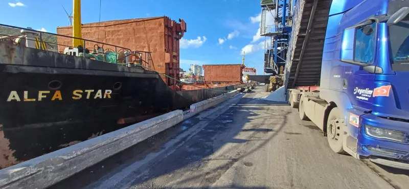 M/V Alfa Star — 3,050 mts raw salt — Aliaga, Turkey → Izmail, Ukraine — November 2023